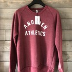 Athletics Crewneck Fleece // Heather Currant (XL)