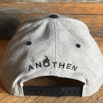 Athletics Hi Crown Cap // Heather Gray + Black Bill