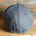 Insignia Mid Profile Flexfit Cap // Textured Steel Gray