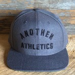 Athletics Hi Crown Cap // Heather Dark Gray + Dark Gray Bill