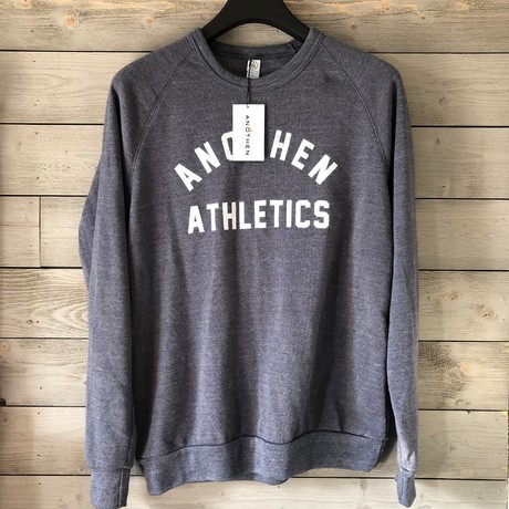 Athletics Crewneck Fleece // Heather Cadet Blue (S)