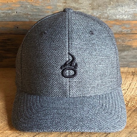 Insignia Mid Profile Flexfit Cap // Textured Steel Gray