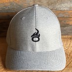 Insignia Mid Profile Flexfit Cap // Textured Light Gray