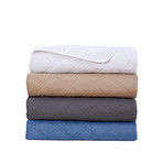 Christopher Knight Collection Double Diamond Quilt Set // Charcoal (Twin/Twin XL)