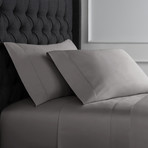 Christopher Knight Collection T1000 Tread Count Hemstitch Sheet Set + Pillowcases // Charcoal (Full)