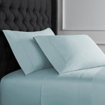 Christopher Knight Collection T1000 Tread Count Hemstitch Sheet Set + Pillowcases // Blue (Full)