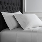 Christopher Knight Collection T1000 Tread Count Hemstitch Sheet Set + Pillowcases // Gray (Full)