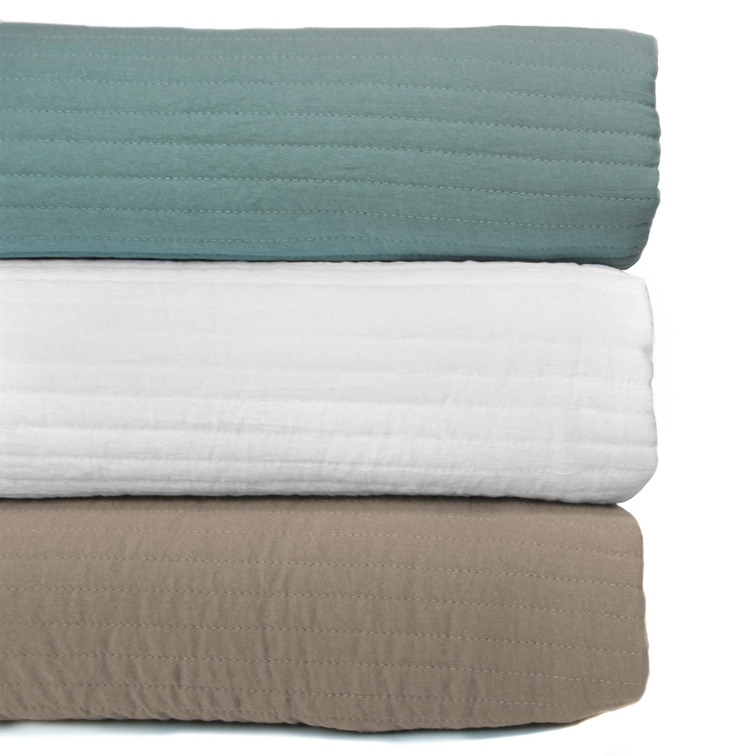 Christopher Knight Collection Ultra Soft Quilt Set // White (Twin/Twin