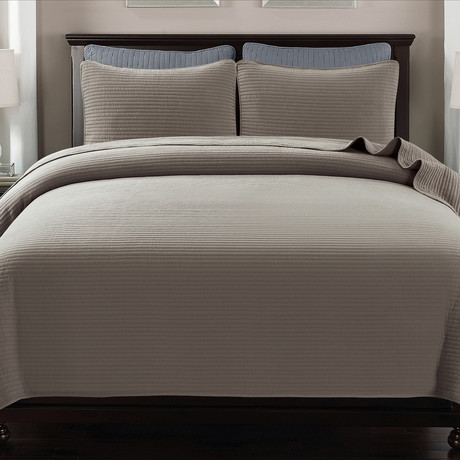 Christopher Knight Collection Ultra Soft Quilt Set // Wheat (Twin/Twin XL)