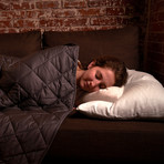 T400 Cotton Weighted Throw 15Lbs + Tote Bag