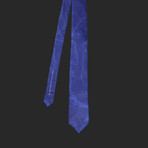 Yellowstone National Park Topo Tie // Navy