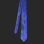Seattle Street Map Tie // Navy
