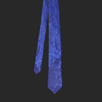 Boston Street Map Tie // Navy