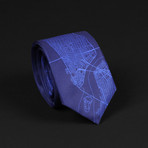 New York Street Map Tie // Navy