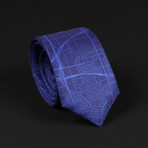 Denver Street Map Tie // Navy