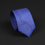Great Smoky Mountains National Park Topo Tie // Navy
