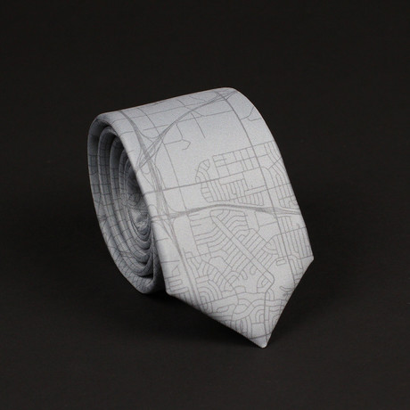 Denver Street Map Tie // Husky