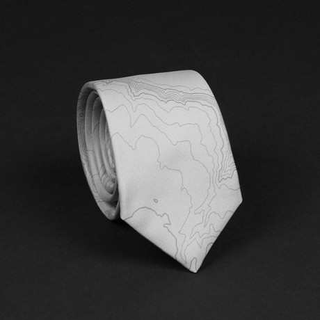 Yellowstone National Park Topo Tie // Husky