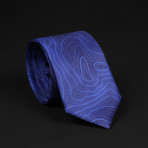 Olympic National Park Topo Tie // Navy