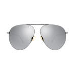 Fendi // Men's Sunglasses // Ruthenium + Black