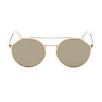 Fendi // Men's Sunglasses // Gold + Brown Gold