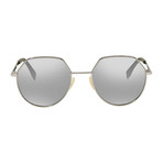 Fendi // Men's Sunglasses // Ruthenium + Silver Mirror