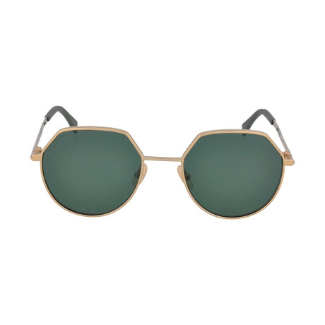 Fendi // Men's Sunglasses // Rose Gold + Green