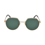 Fendi // Men's Sunglasses // Rose Gold + Green