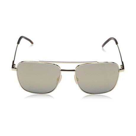 Fendi // Men's Sunglasses // Gold + Gray Bronze