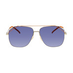 Fendi // Men's Sunglasses // Gold + Blue