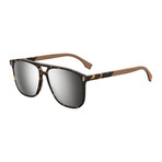 Fendi // Men's Sunglasses // Dark Havana + Black Mirror