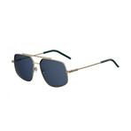 Fendi // Men's Sunglasses // Rose Gold + Blue