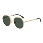 Fendi // Men's Sunglasses // Rose Gold + Green