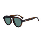 Fendi // Men's Sunglasses // Dark Havana + Green