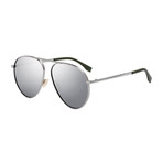 Fendi // Men's Sunglasses // Ruthenium + Black