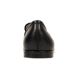 Salvatore Ferragamo // Tweed Leather 'Gancini' Dress Shoes // Black (US: 7.5)