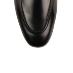 Salvatore Ferragamo // Leather 'Gancini' Loafer Dress Shoes // Black (US: 6.5)