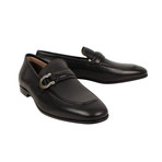 Salvatore Ferragamo // Tweed Leather 'Gancini' Dress Shoes // Black (US: 6.5)