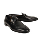 Salvatore Ferragamo // Leather 'Gancini' Loafer Dress Shoes // Black (US: 5)