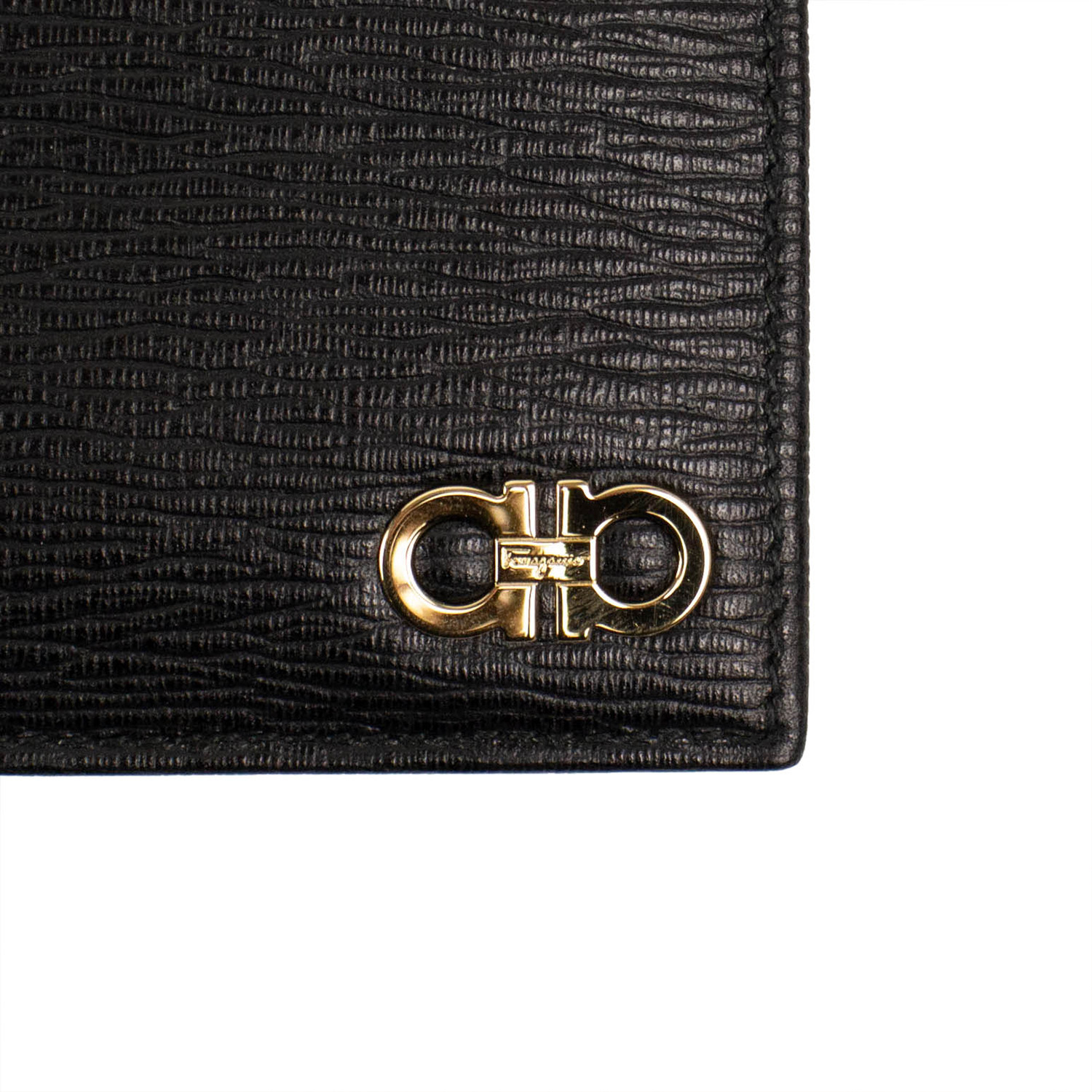 Salvatore Ferragamo // 'Revival' Bi-Fold Wallet // Black - Designer ...