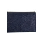 Revival' Gancini Fold-Over Wallet // Navy Blue