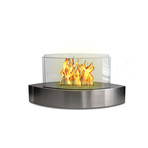 Anywhere Fireplace Lexington // Indoor/Outdoor Tabletop Fireplace + 6-Pack SmartFuel (Beige)