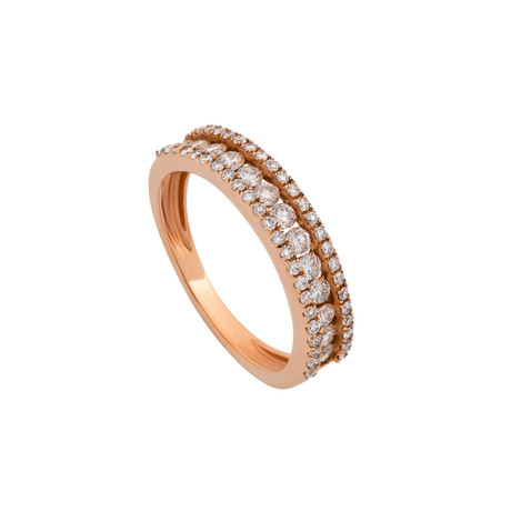 Giantti 18k Yellow Gold Diamond Ring // Ring Size: 6.25