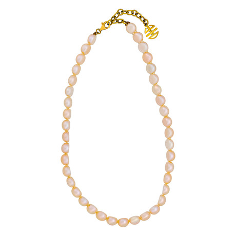 Mimi Milano 18k Yellow Gold Pearl Necklace