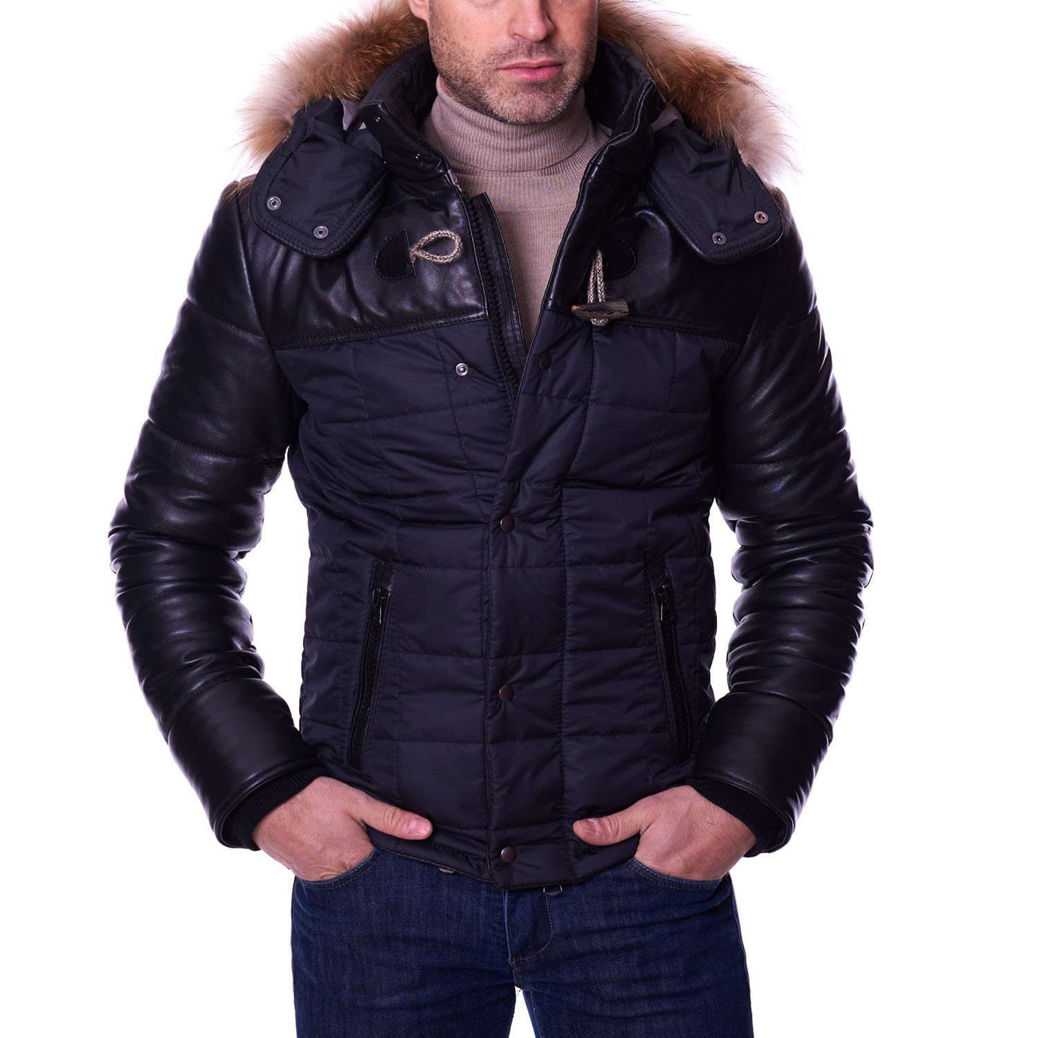 Sky Leather Jacket // Black (US: 44) - AD Milano - Touch of Modern