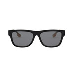 Men's Logo Square Sunglasses // Black II