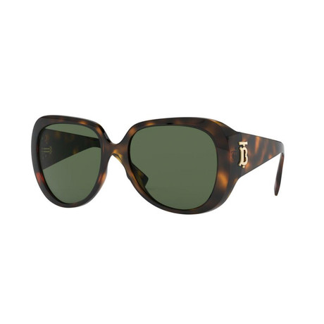 Women's Logo Oversized Square Sunglasses // Havana Brown