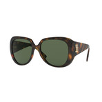 Women's Logo Oversized Square Sunglasses // Havana Brown