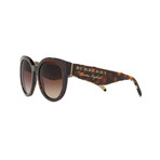 Women's Oversized Round Sunglasses // Havana Brown