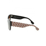 Women's Asian Fit Logo Butterfly Sunglasses // Black + Red